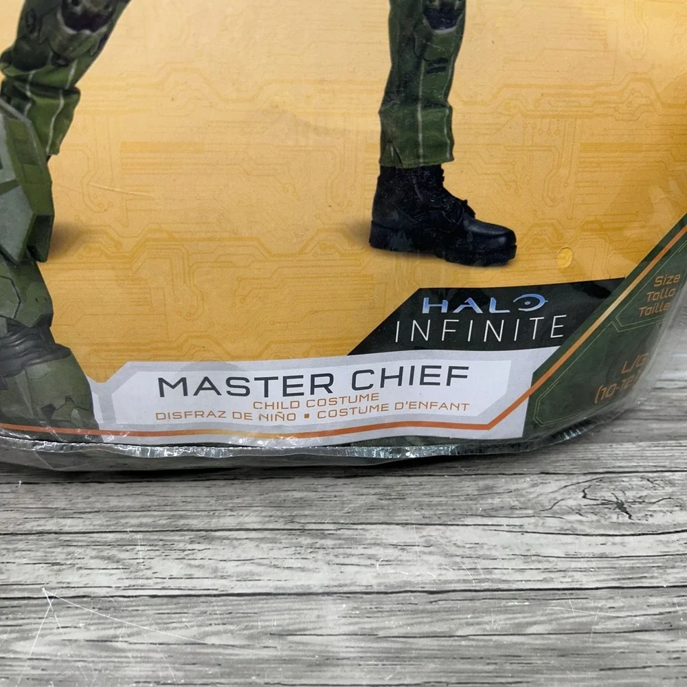 Halo Infinite Master Chief Muscle Kids Costume Large 10/12
